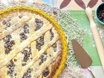 Crostata alla ricotta e cioccolato