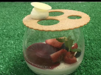 Panna cotta fiorita 🍓💋