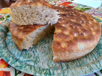 Focaccia alta con patate