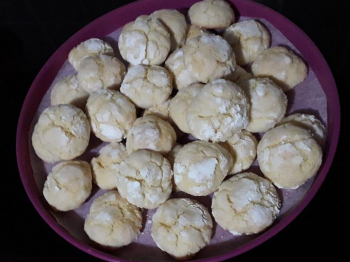 5 SFIDA CULINARIA RICETTA DELLA COMUNITY biscotti crinkle al bergamotto🍈