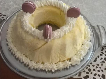 Torta Bavarese al limone e cocco