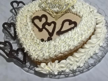 Torta cheesecake al caffè