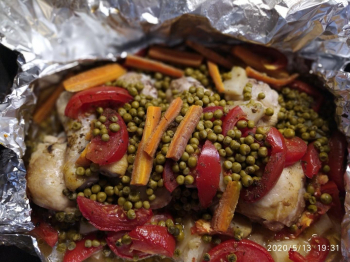 Pollo all'ortolana