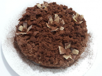 Torta mimosa al cioccolato