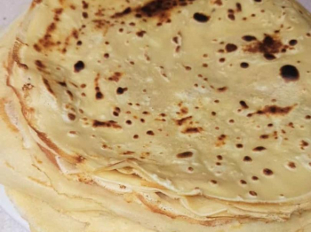 Crepes aromatizzate alla vaniglia