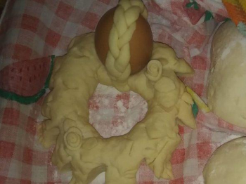 &quot;Coccoi cun s'ou&quot; ( cocoetto con l'uovo)