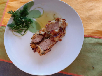 filetto di maiale in crosta di patate