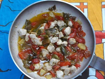 Pollo e peperoni