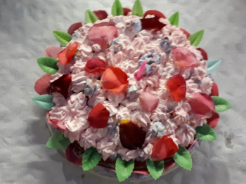 Torta di compleanno (fatta per me da mia figlia Rachele)