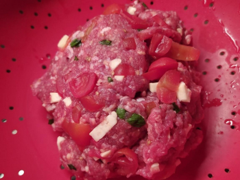 Polpette pomodori e basilico