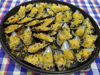 Cozze gratinate