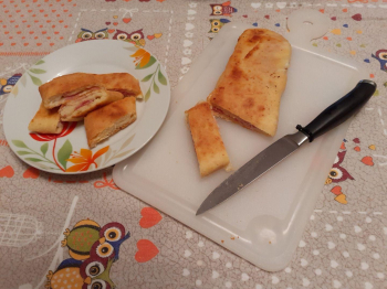 biscotto arrotolato allo yogurt versione salata