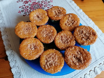 Muffin carote e amaretti della dolcina LUANAK