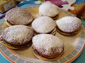Pancakes giapponesi (dorayaki)