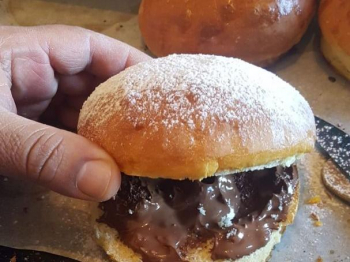 Bomboloni alla Nutella al forno