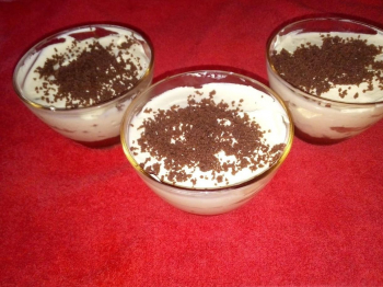 coppe al mascarpone e biscotti