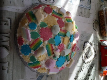 torta con marshmallow