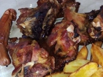POLLO AL FORNO CON PRECOTTURA AL MICROONDE