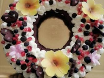 Cream tart al cacao
