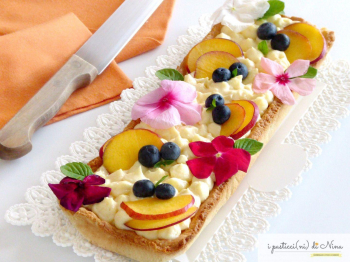 CROSTATA CON CREMA AL MASCARPONE E FRUTTA