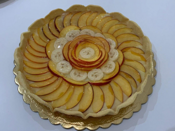 Crostata alla Crema Pesche e Banana