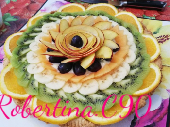 Torta compleanno frutta