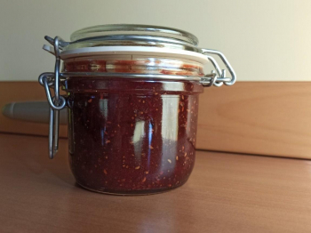Confettura fragole e lamponi