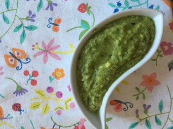 Pesto di zucchine senza formaggio