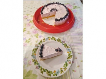 Torta allo yogurt-gusto mirtilli