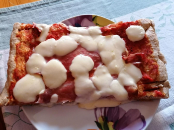 Pizza soffice semi integrale