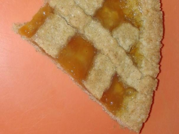 Crostata integrale di albicocche