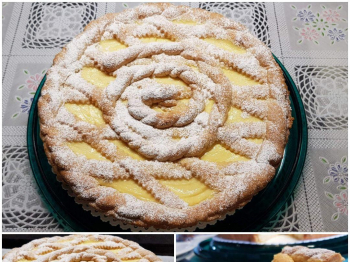 Crostata crema limone e ricotta