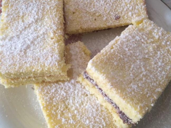 Trancetti con crema al cioccolato