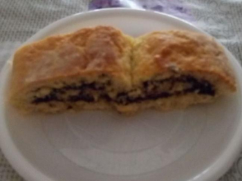 Rotolo di frolla alla Nutella