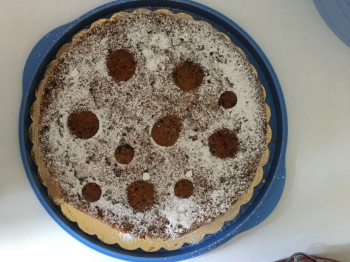 Torta Caprese bianca(senza glutine)