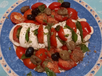 Treccione di bufala alla caprese