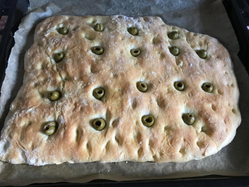 Focaccia alle olive