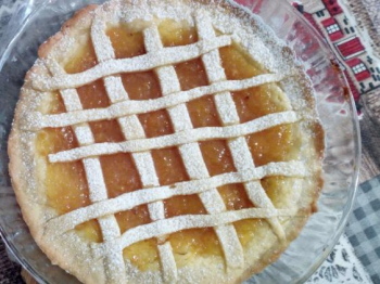 Crostata con marmellata di mandarini