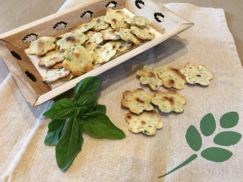 Crackers al Basilico cotti in padella