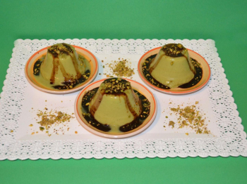Panna cotta crema pistacchi