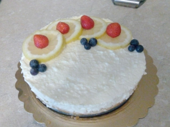 Torta fredda limone e cocco
