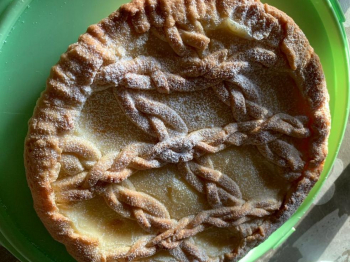 crostata con crema al limone