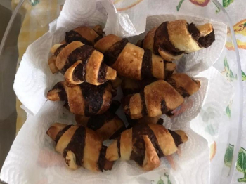 Cornettini al cioccolato velocissimi