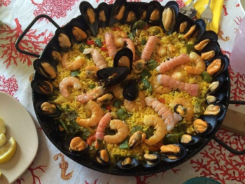 Paella de marisco