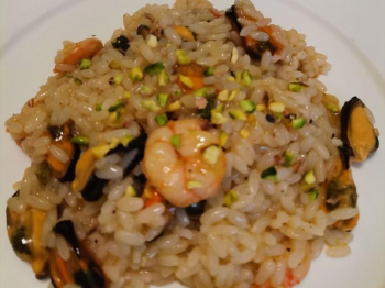 Risotto gamberi e cozze