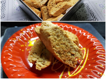 Cantucci al gorgonzola e frutta secca