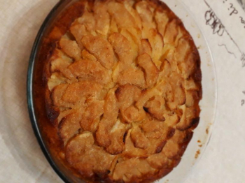torta di pesche