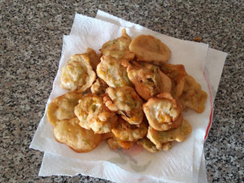 Fiori di zucca in pastella