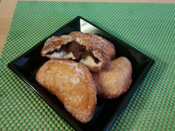 Calzoncelli fritti con nutella