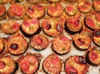 Pizzette di melanzane